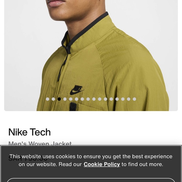 Nike Men's Olive Green Tech Jacket - Picture 3 of 6